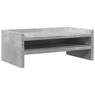 Obrázok produktu pre vidaXL Stojan na monitor betón sivý 42x24x16 cm materiál na báze dreva