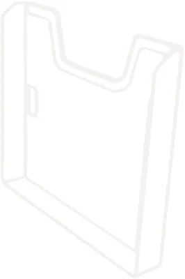 Obrázek produktu pro Exacompta 63858D Jednoprvkový horizontální držák brožur A4 Exacryl crystal