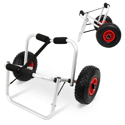 Obrázok produktu pre TolleTour 2x kajak vozík loď vozík kajak kajak kajak vozík kajak transportný vozík skladací 80 kg