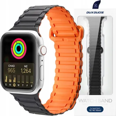 Produktbild von Dux Ducis Armband Band für Apple Watch Se/8/7/6/5/4/3/2/1 41/40/38Mm Schwarz