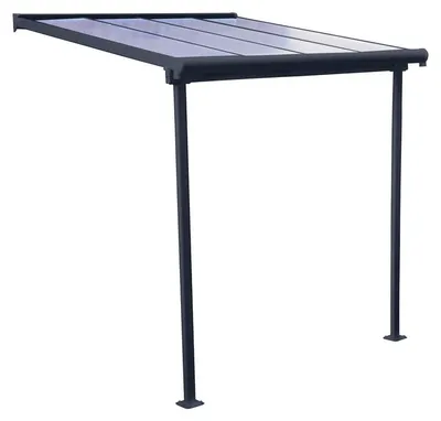 Produktbild von Palram - Canopia Aluminium Terrassenüberdachung Sierra Anthrazit 228x225x300 cm