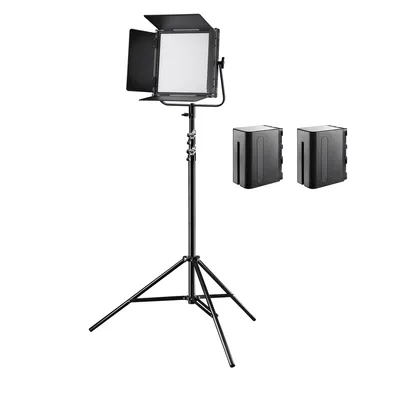 Image de Walimex pro Soft LED Brightlight 520 Bi Color Set2