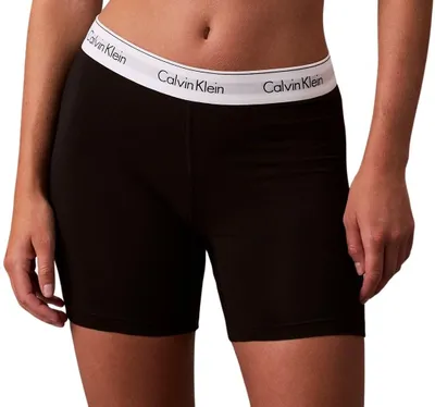 Productafbeelding van Calvin Klein dames hipster boxershort met logo aan de tailleband, zwart, maat M