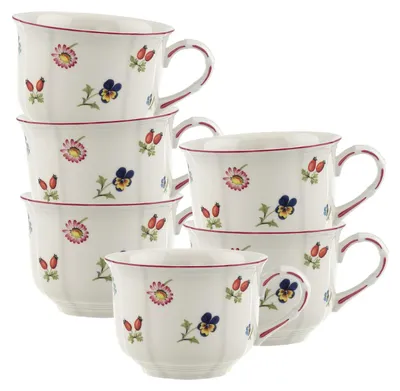 Produktbild von Villeroy & Boch Petite Fleur Frühstücksobertasse 0,26l Set6