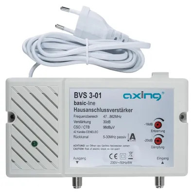Productafbeelding van BVS 3-01 huisaansluitversterker met achterkanaal, 30 dB versterking