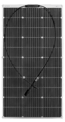Image de Panneau solaire flexible 200W - 12V, monocristallin - Courbable et étanche, idéal pour les véhicules