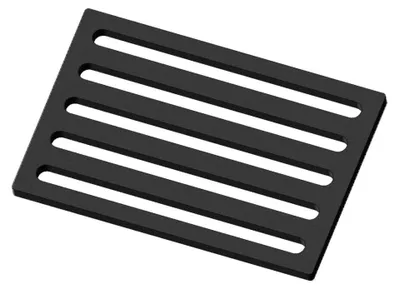 Produktbild von Kaminrost / Ascherost 240x160x10mm