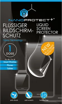 Produktbild von Flüssiger Displayschutz für Smartphones, Smartwatches und Tablets
