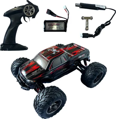 Produktbild von Ferngesteuerte Autos RC Monster Truck ferngesteuertes Auto Buggy Geländewagen 40km/h 2,4 Ghz.1:12 ZIDA9115