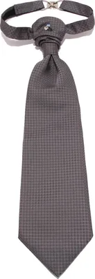 Immagine prodotto di 9395J cravatta ascot uomo NO BRAND grey fixed knot ascot  tie men
