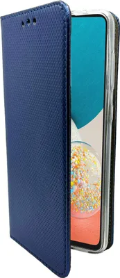 Produktbild von Buch Tasche "Smart" kompatibel mit SAMSUNG GALAXY A53 5G Handy Hülle Etui Brieftasche Schutzhülle mit Standfunktion, Kartenfach Blau