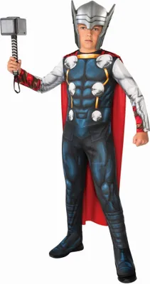 Produktbild von Thor - Kostüm - Kinder BN5771 (M) (Blau/Rot)