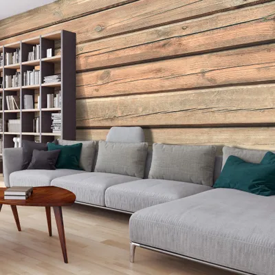 Immagine prodotto di Carta da parati in tessuto non tessuto Top Carta da parati fotografica Murale XXL 500x280 cm BRETTER DI LEGNO OTTICA REALISTICA f-A-0459-a-b