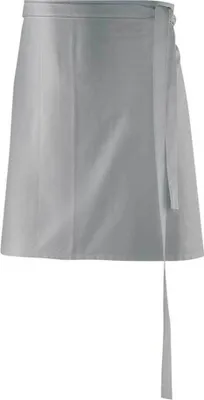 Produktbild von Vorbinder, Schürze, ohne Tasche, B 80 x L 45 cm : 65% Polyester 35%Baumwolle 220 g/m² : silbergrau