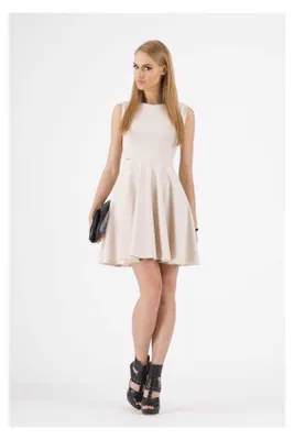 Produktbild von Kleid Klassisches Minikleid; Beige L/40