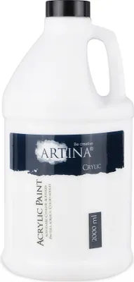 Produktbild von Artina Acrylfarbe 2000ml Titanweiß Crylic