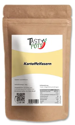 Produktbild von Tasty Pott Kartoffelfasern – ab 1kg Beutel - 1 Beutel