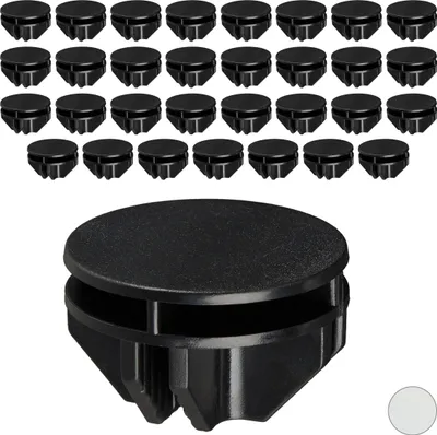 Produktbild von Relaxdays Verbindungsstücke für Steckregalsystem, 40er Pack, Verbinder Steckregal, Ersatz, stabil, Kunststoff, schwarz