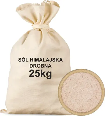 Obrázok produktu pre Himalájska jemná soľ 25 kg