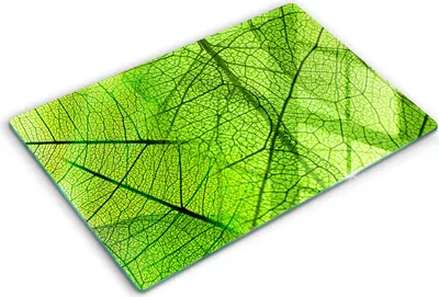 Produktbild von Abdeckung Glas - Küchenabdeckung - 80x52 cm - Abdeckplatte -Naturblattadern