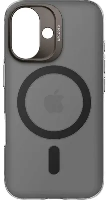 Produktbild von Decoded, Hülle für iPhone 16 MagSafe Transparent Gelbresistent, Transparentes Schwarz
