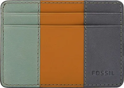Produktbild von FOSSIL Kartenhalter Everett Card Case Sage grau braun