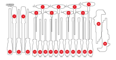 Immagine prodotto di KS TOOLS Inserto in schiuma vuoto per 813.0042 ( 813.0042-97 )