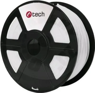 Image de Filament C-TECH. PETG. 1.75mm. 1kg (330m) - blanc