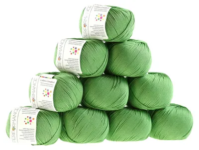 Strickgarn Cotton Comfort grün