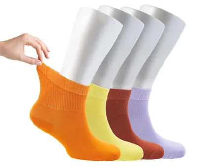 Obrázek produktu pro Omgoods - Sada 4 diabetických ponožek pro ženy
