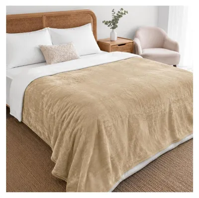 Image de Couverture pour chien - Imperméable - Beige - 218 x 274 cm - Protection pour canapé et lit