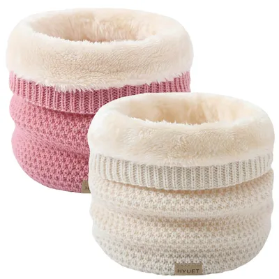 Image de Écharpe épaisse en tricot avec doublure en polaire