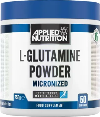 Imagen del producto de Applied Nutrition L-Glutamina (250g), sin sabor - Aminoácidos - Glutamina