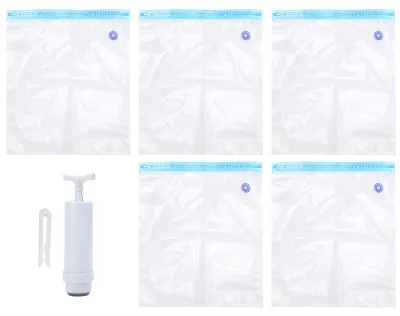 Produktbild von 5 Stück Filament-Aufbewahrungstasche für 3D-Druckerteile, versiegelter Kunststoff-Schutzbeutel mit Saugpumpe
