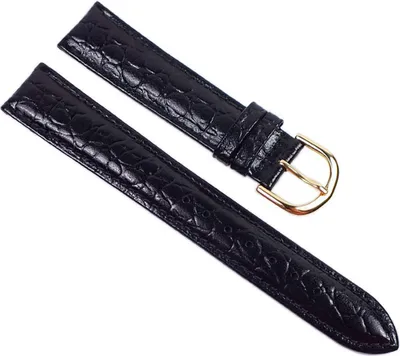 Produktbild von Casio Ersatzband Uhrenarmband Leder Band schwarz 18mm für MTP-1154Q