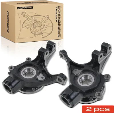 Produktbild von Frankberg 2x Achsschenkel Radlagergehäuse Komplett Vorne Rechts Links für Peugeot 307 308 3008 Citroën Berlingo
