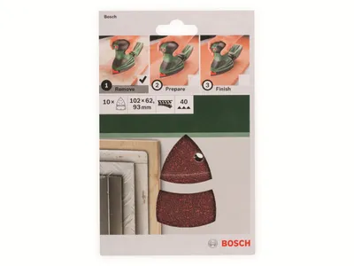 Zdjęcie produktu dla BOSCH 2609256A61 10 BOSCH Schleifblätter 40