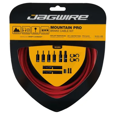 Produktbild von Jagwire PCK303 Mountain Pro Brake Kit, red