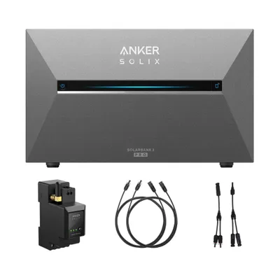 Produktbild von Anker SOLIX Solarbank 3 E2700 Pro 3600W LiFePo4 mitSmart Meter mit Kable Set