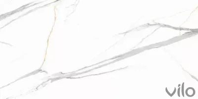 Produktbild von VILO | Wandverkleidung Marmoroptik-Granitoptik, Alternative zu Badfliese/Küchenfliese, Wandpaneel, Stecksystem | Calacatta White Vox 120x60cm
