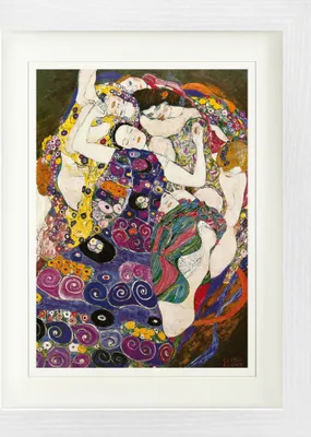 Produktbild von Gustav Klimt Gerahmtes Bild Mit Edlem Passepartout | Wand-Bilder | Im Bilderrahmen - Die Jungfrau, 1912 - 1913 (40 x 30 cm)