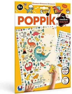 Produktbild von POPPIK - Kreativ Poster & Sticker Dinosaurier
