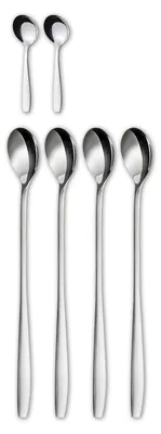 Produktbild von DUOS doppelwandiges Glas 2 x 80, 310, 400 ml Thermoglas inkl. Löffel