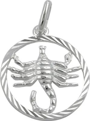 Produktbild von Anhänger Silberanhänger Sternzeichen Skorpion 925 Silber Damen