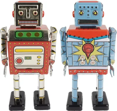 Produktbild von Roboter Ro-Bot mittelgroß Set Blechroboter