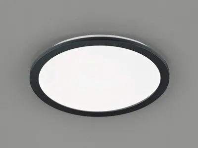 Produktbild von Reality Leuchten LED Deckenleuchte Camillus R62922432, Kunststoff schwarz matt,