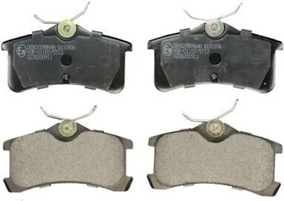 Produktbild von DENCKERMANN Bremsbeläge Satz Hinten Bremsklötze für TOYOTA COROLLA Liftback (E11) B110936