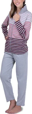 Produktbild von SLOUCHER  Damen Hausanzug Freizeitanzug ; grau , XL
