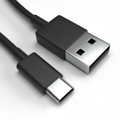 Produktbild von USB-C Ladekabel für Sony Xperia L2 Schwarz 3 m Handy Schnellladekabel Datenkabel