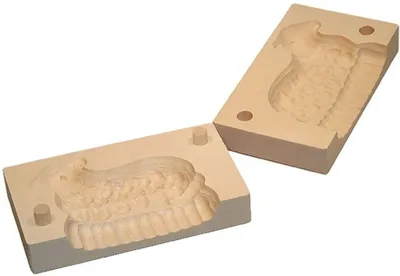 Produktbild von 2tlg. Butterform Lamm Holz Buttermodel Buttersturzform